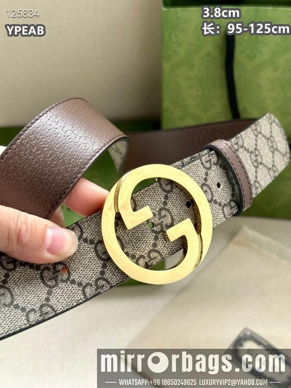 Replica Gucci belt 38mmX95-125cm 8L08
