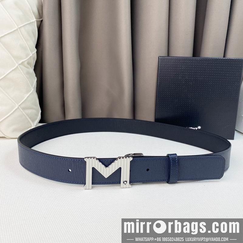 Replica Montblanc belt 35mmX95-125cm 7D07