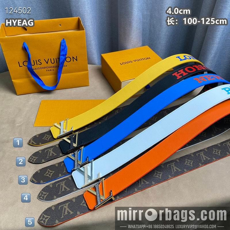 Replica LV belt 40mmX100-125cm 8L34