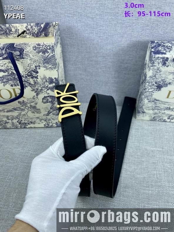 Replica Dior belt 30mmX95-115cm 8L09