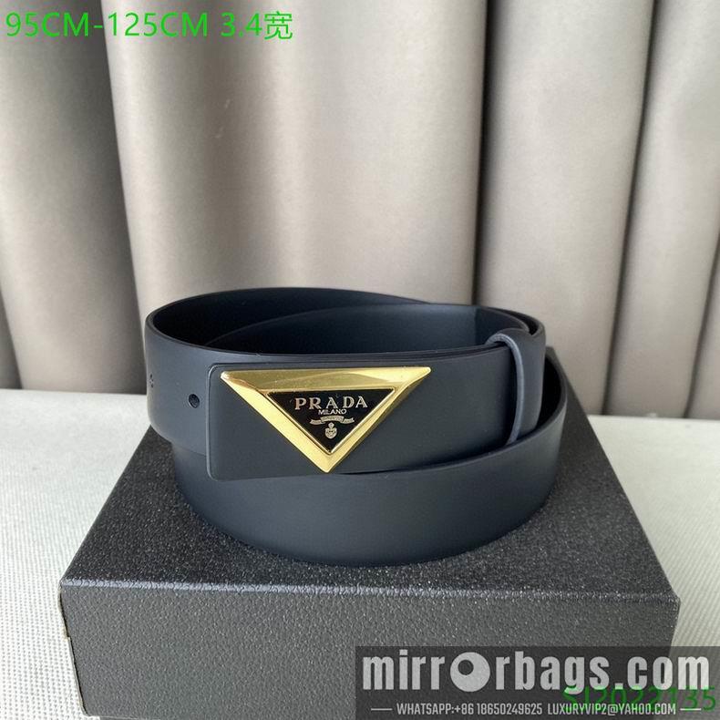 Replica Prada Belt 34mmX95-125cm 7D04