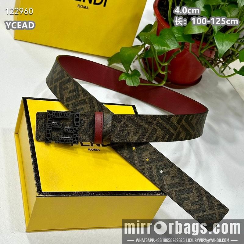 Replica Fendi belt 40mmX100-125cm 8L89