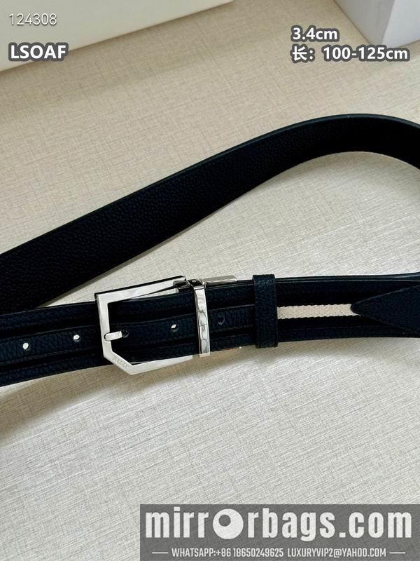 Replica Bally belt 34mmX100-125cm 8L08