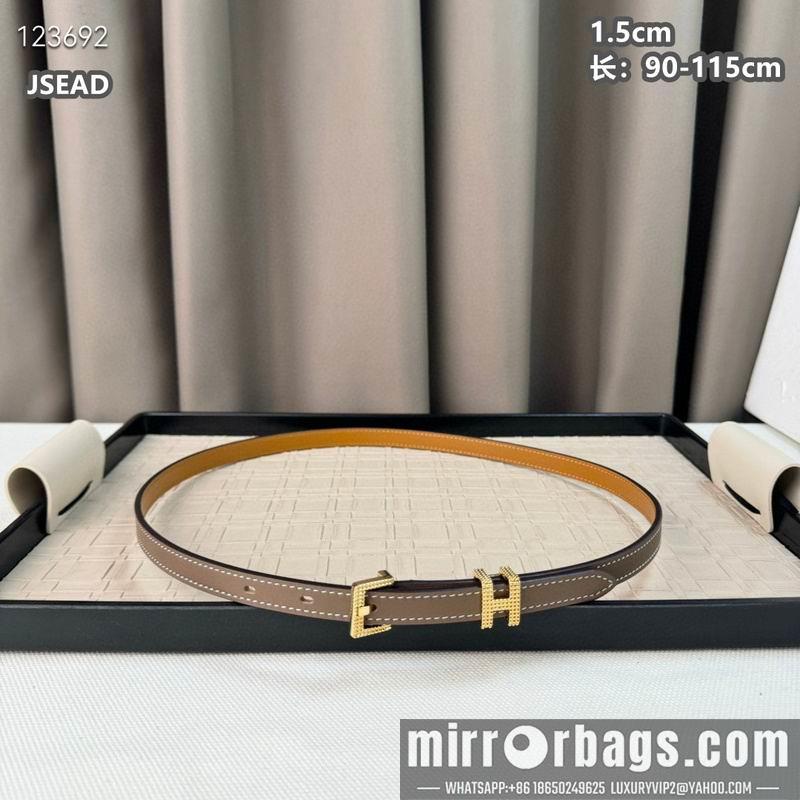 Replica Hermes belt 15mmX90-115cm 8L02