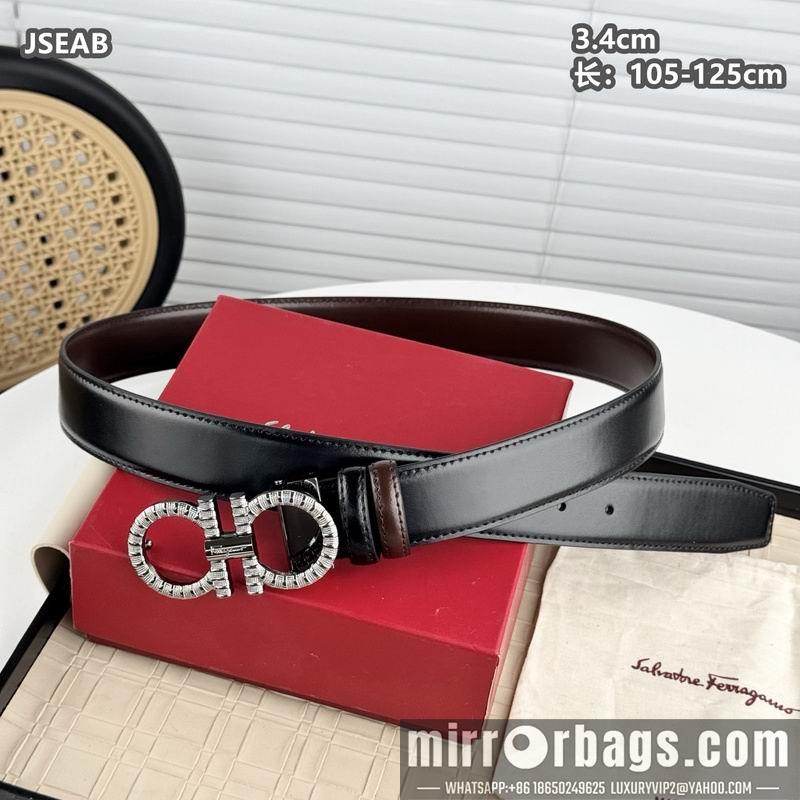 Replica Ferragamo belt 34mmX105-125cm 8L11