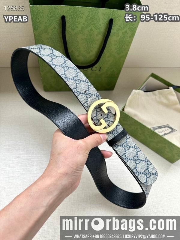 Replica Gucci belt 38mmX95-125cm 8L08