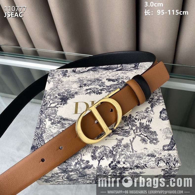 Replica Dior Belt 30mmX95-115cm 8L08