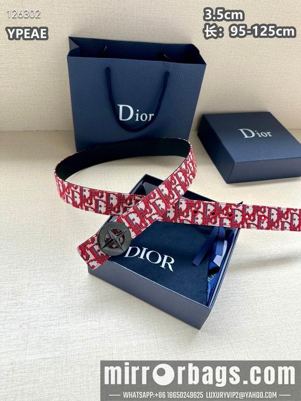 Replica Dior belt 35mmX95-125cm 8L17