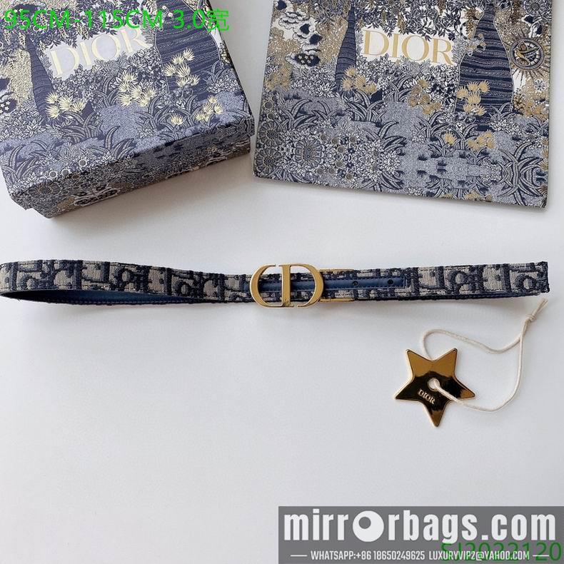 Replica Dior Belt 30mmX95-115cm 7d30