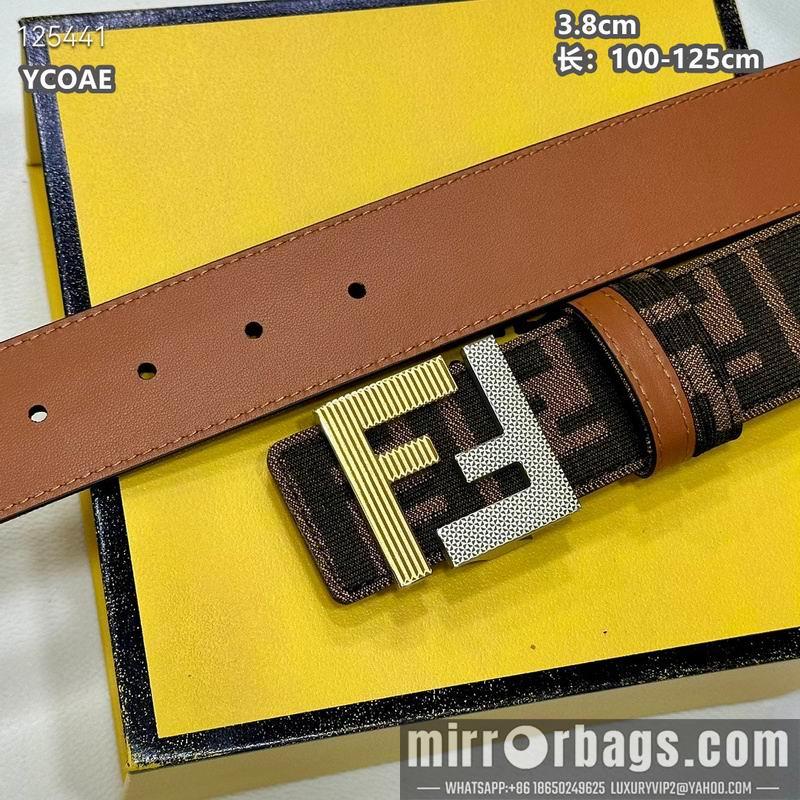 Replica Fendi belt 38mmX100-125cm 8L13