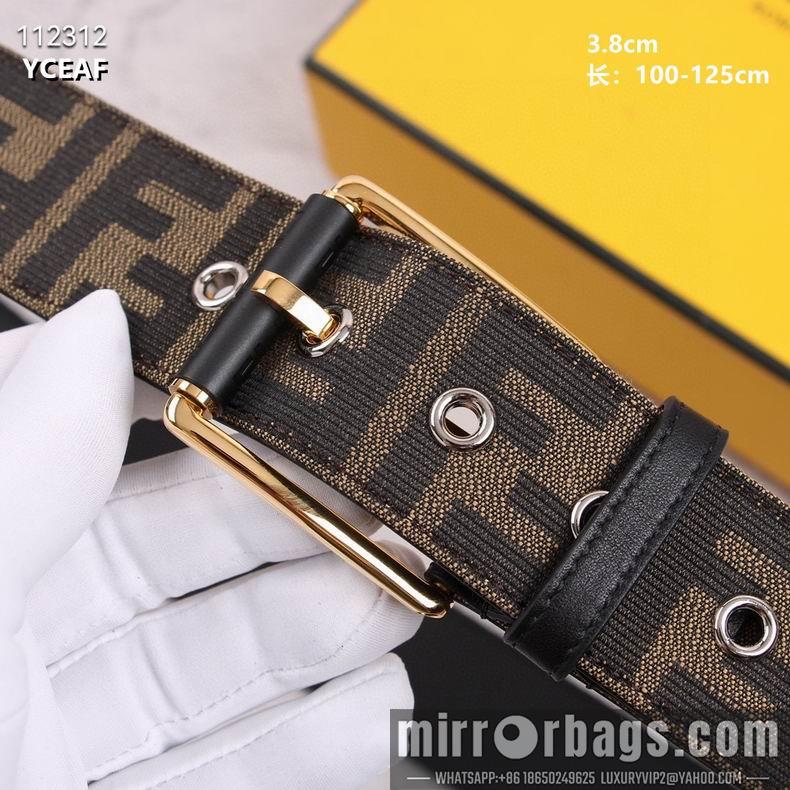 Replica Fendi Belt 38mmX100-125CM 8L20
