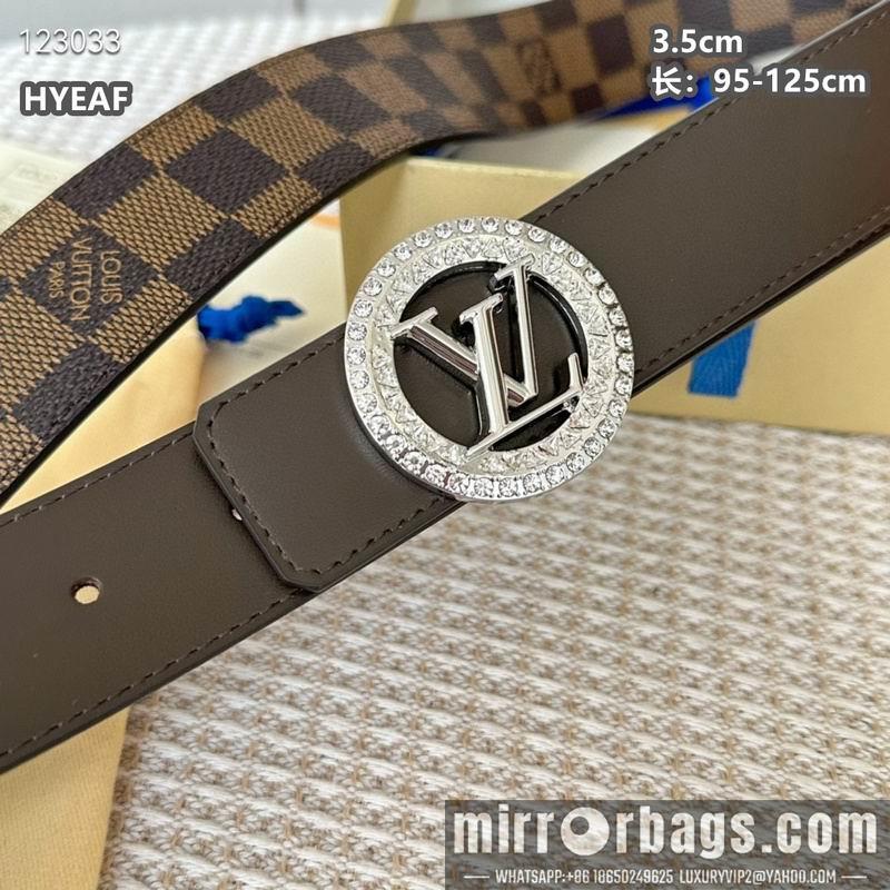 Replica LV belt 35mmX95-125cm 8L02