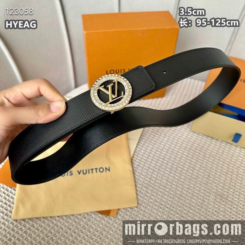 Replica LV belt 35mmX95-125cm 8L01