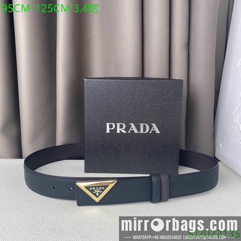 Replica Prada Belt 34mmX95-125cm 7D02
