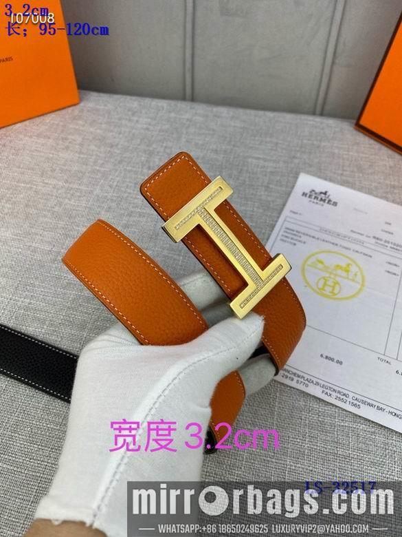 Replica Hermes Belt 32mmX95-125cm 8L01