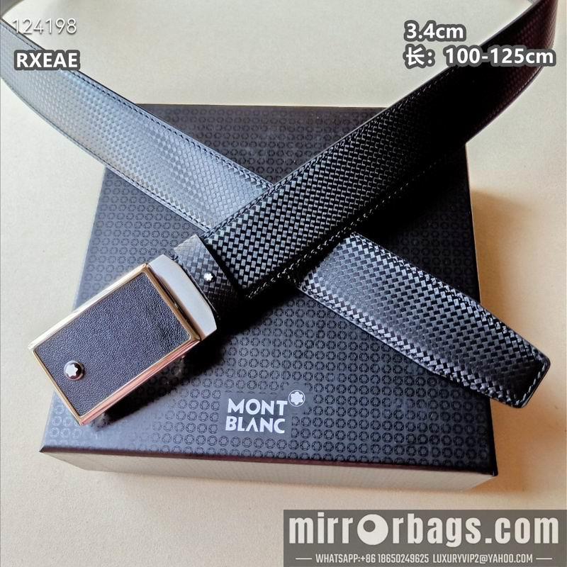 Replica Montlanc belt 34mmX100-125cm 8L14