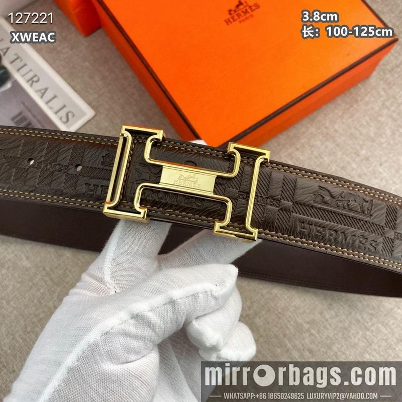Replica Hermes belt 38mmX100-125cm 8L43