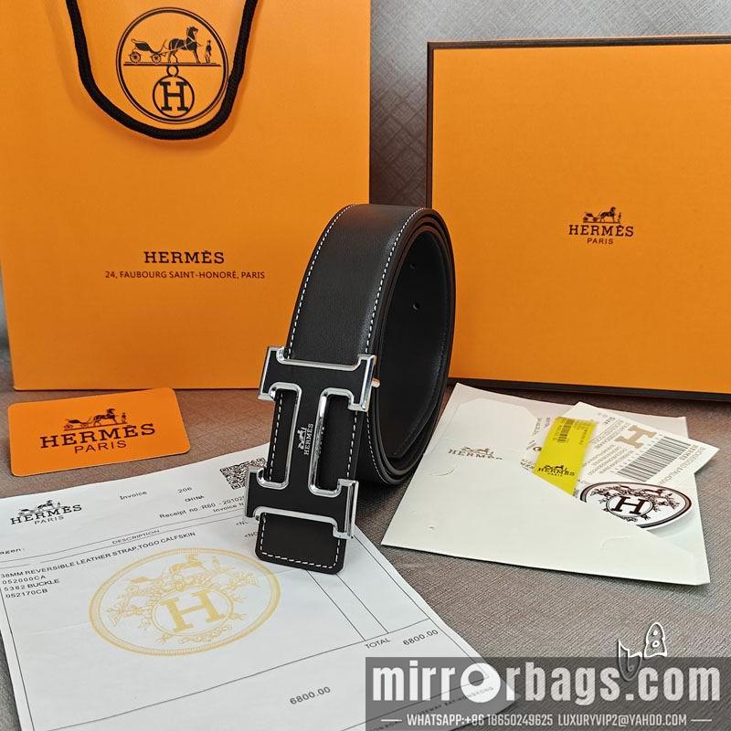 Replica Hermes belt 38mmX90-125cm lb01