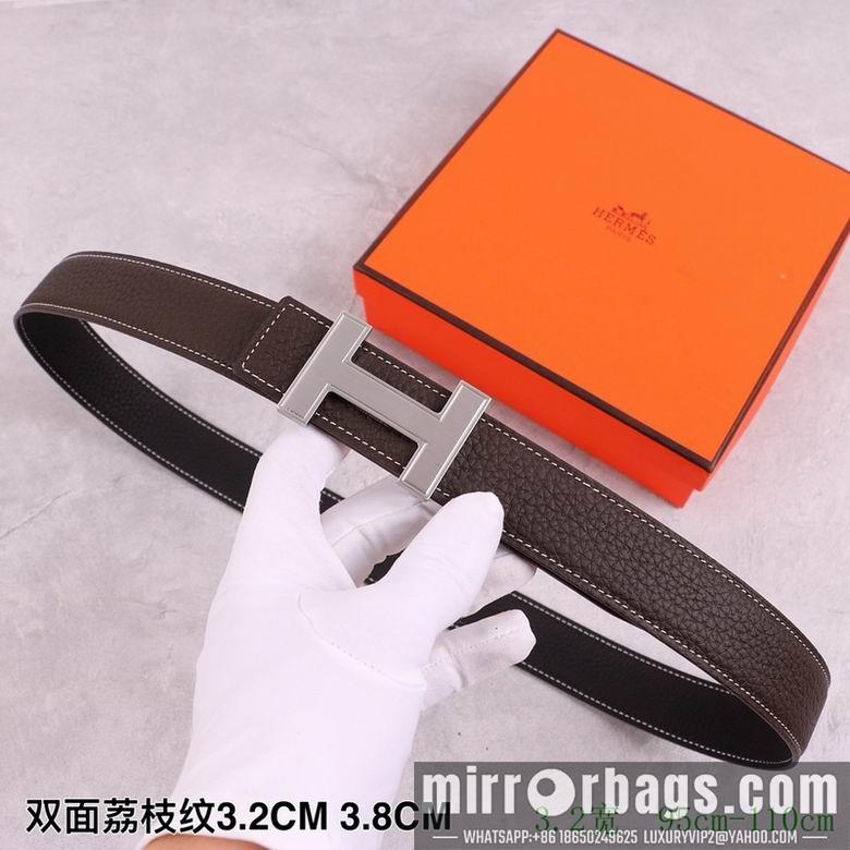 Replica Hermes Belt 32mmX95-110cm 7D24