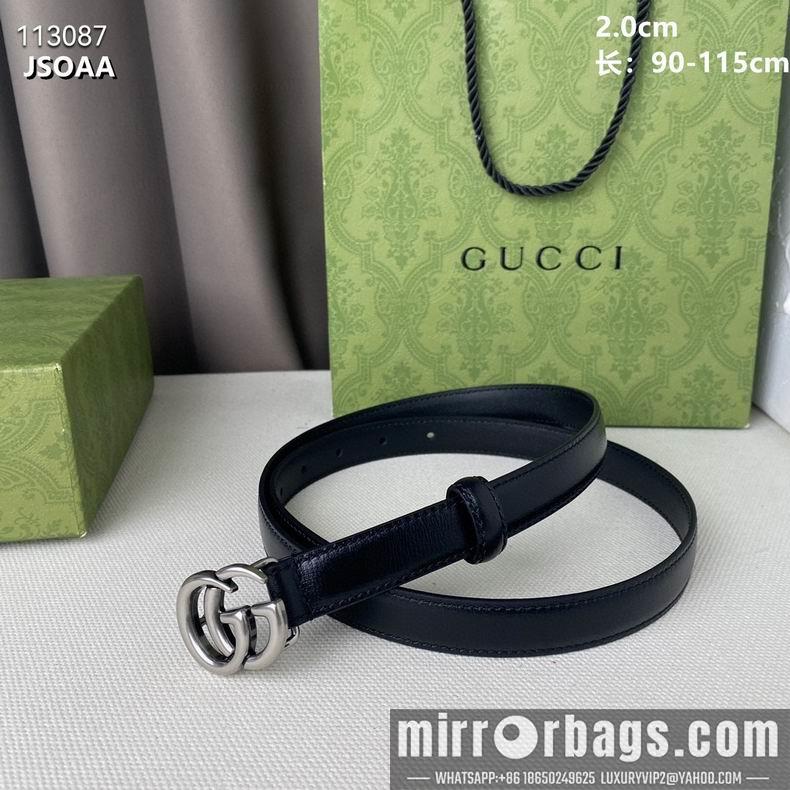 Replica Gucci belt 20mmX90-115cm 8L14
