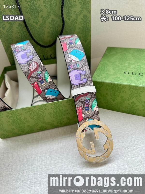 Replica Gucci belt 38mmX100-125cm 8L32