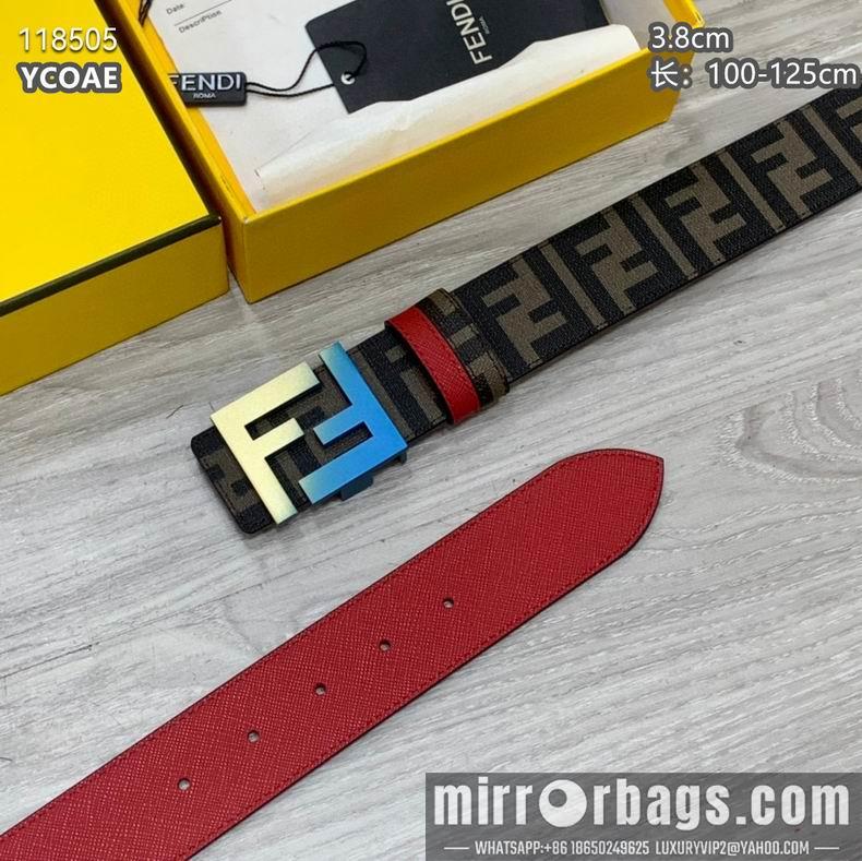Replica Fendi belt 38mmX100-125cm 8L01