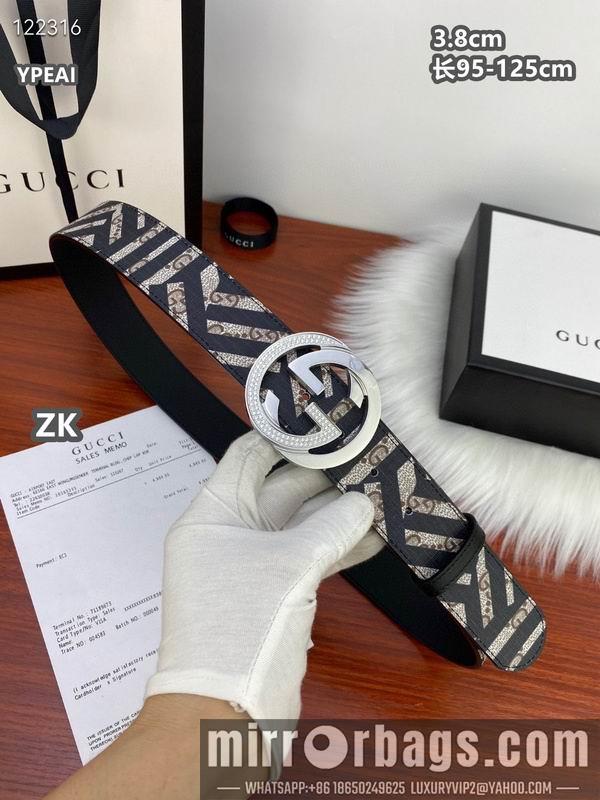 Replica Gucci belt 38mmX95-125cm 8L21