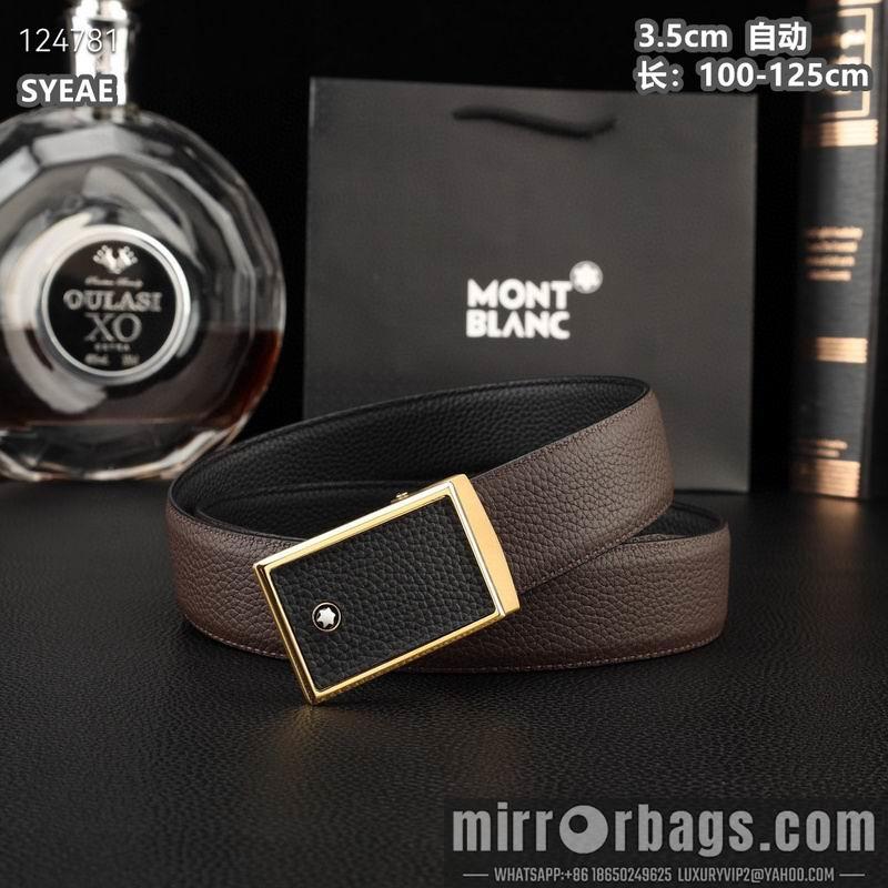 Replica Montlanc belt 35mmX100-125cm 8L33