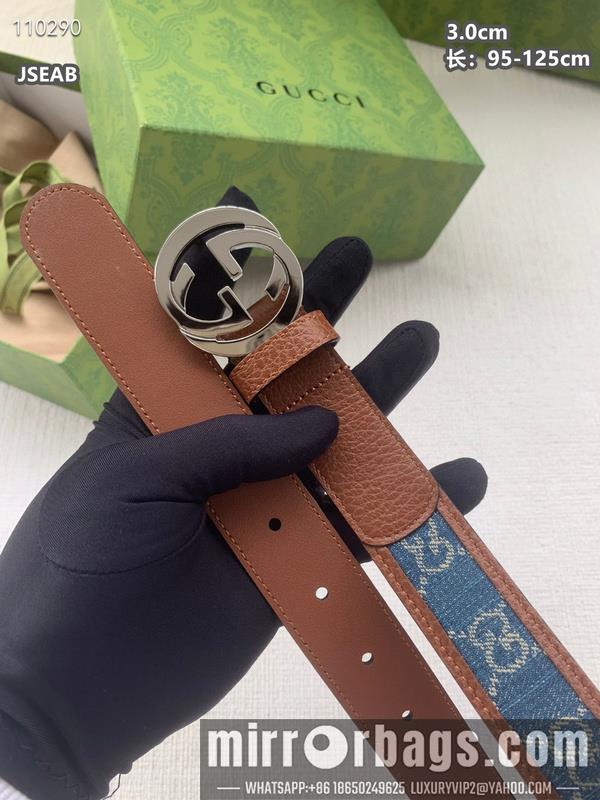 Replica Gucci belt 30mmX95-125cm 8L17