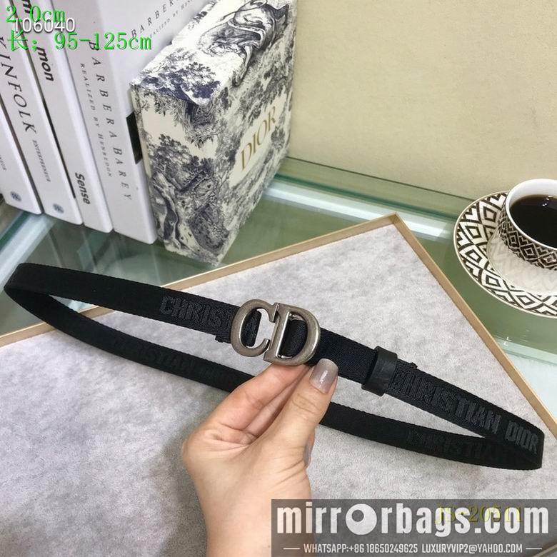 Replica Dior Belt 20mmX95-110cm 7d09