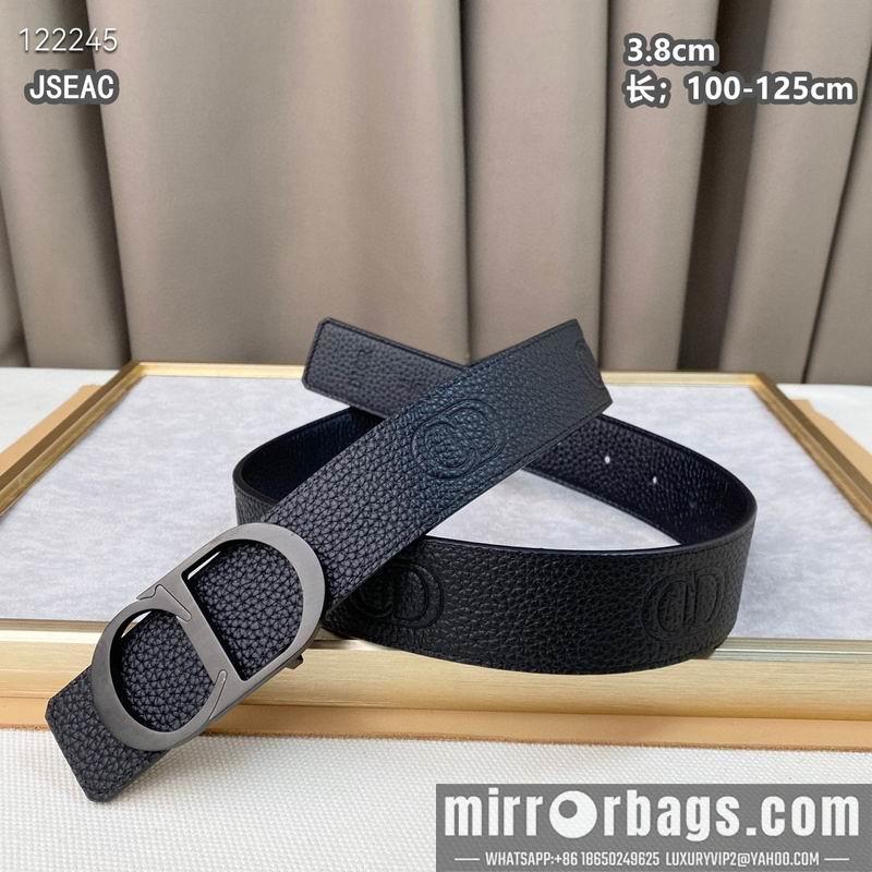 Replica Dior belt 38mmX100-125cm 8L07
