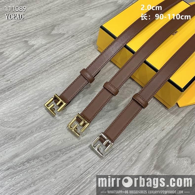 Replica Fendi Belt 20mmX90-110cm 8L01