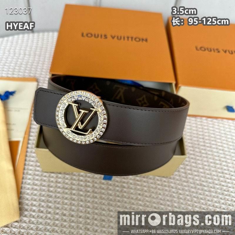 Replica LV belt 35mmX95-125cm 8L18