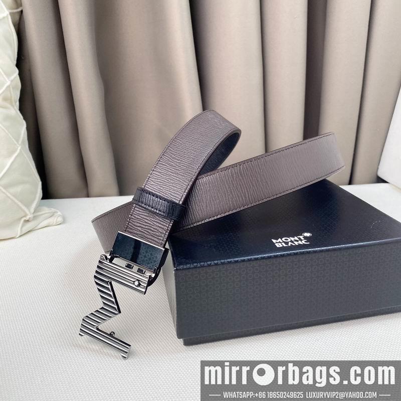 Replica Montblanc belt 35mmX95-125cm 7D07