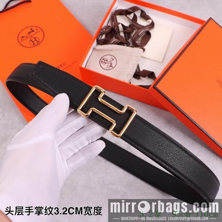 Replica Hermes Belt 32mmX95-110cm 7D24