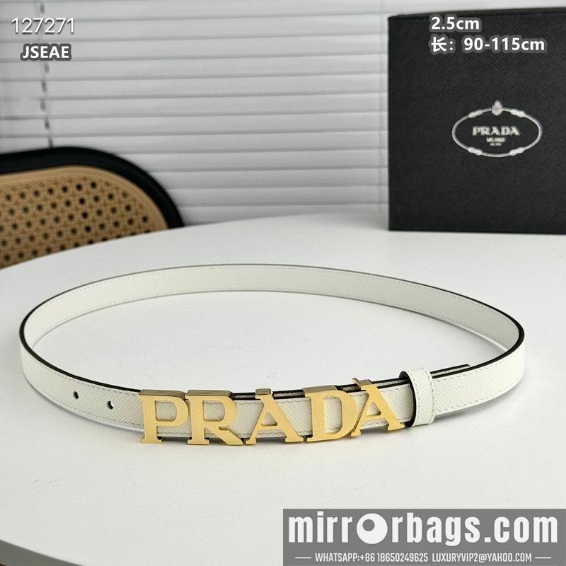 Replica Prada belt 25mmX90-115cm 8L04