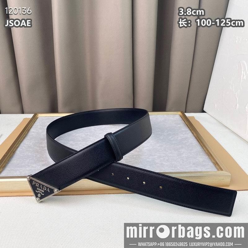 Replica Prada belt 38mmX100-125cm 8L072001