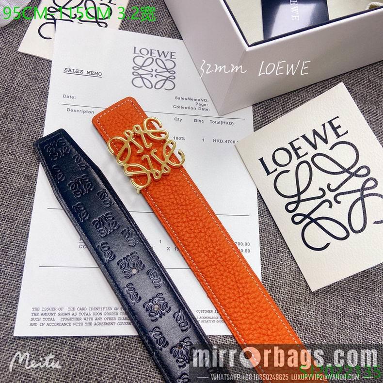 Replica Loewe Belt 32mmX95-115cm 7D01