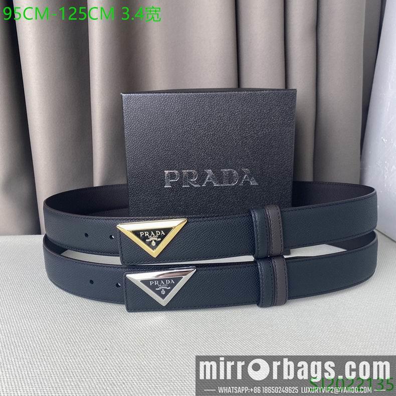 Replica Prada Belt 34mmX95-125cm 7D02