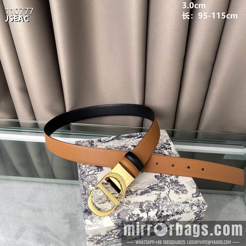 Replica Dior Belt 30mmX95-115cm 8L08