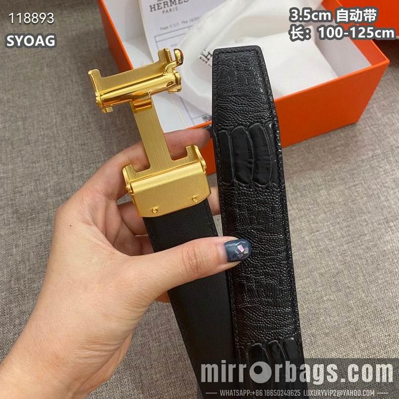 Replica Hermes belt自动带 35mmX100-125cm 8L010801