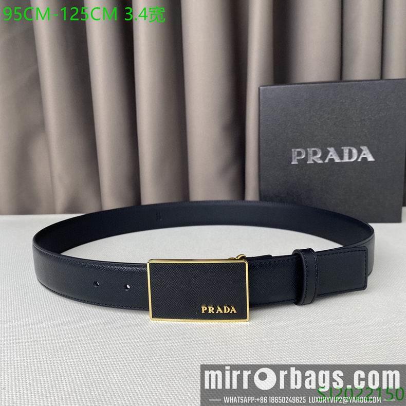 Replica Prada Belt 34mmX95-125cm 7D05