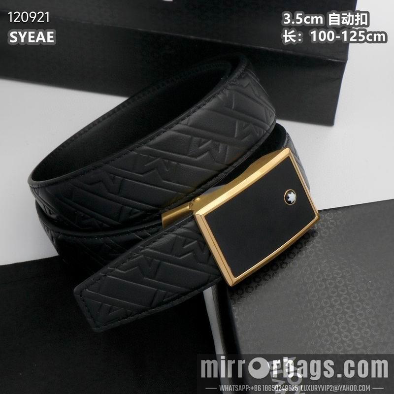 Replica Montblanc belt 自动扣 35mmX100-125cm 8L072008