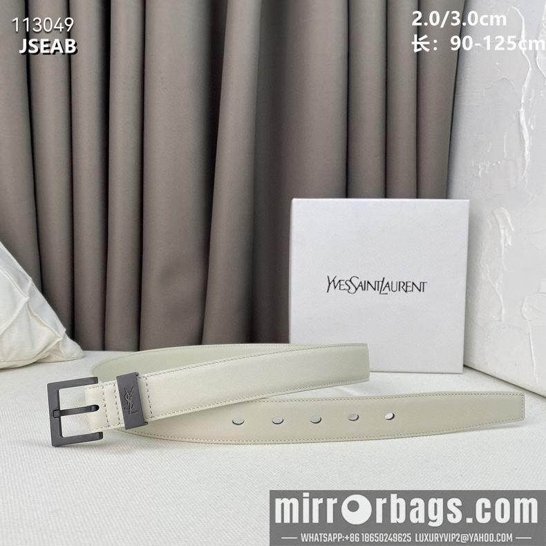 Replica YSL belt 20 30mmX90-125cm 8L01