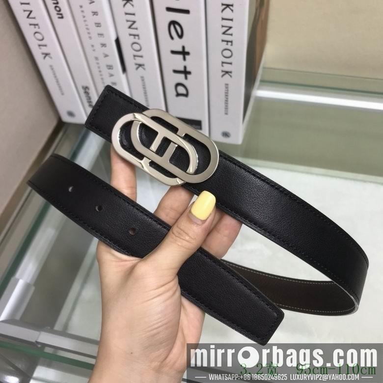 Replica Hermes Belt 32mmX95-110cm 7D25