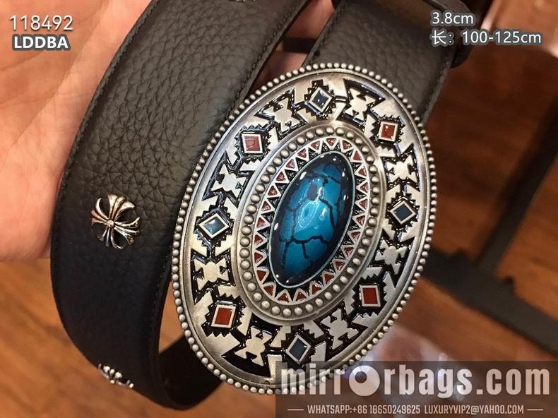 Replica Chrome Hearts belt 38mmX100-125cm 8L13