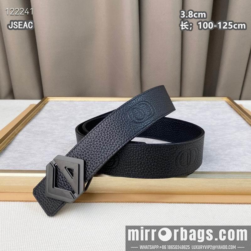 Replica Dior belt 38mmX100-125cm 8L08