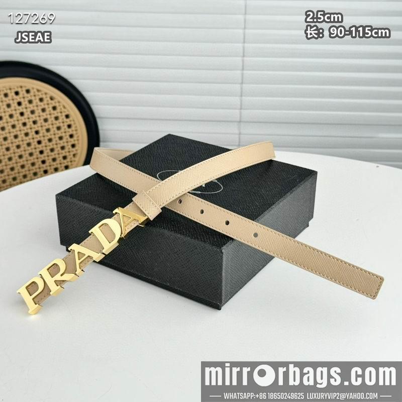 Replica Prada belt 25mmX90-115cm 8L04