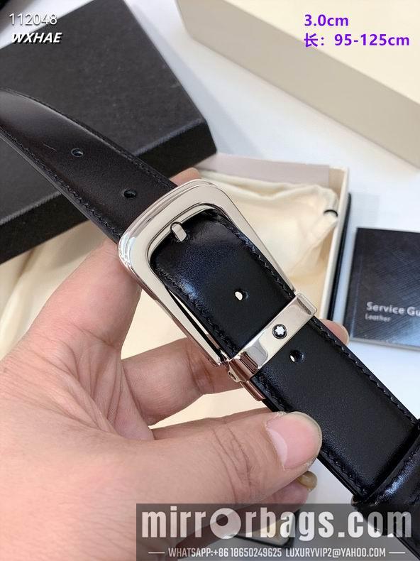 Replica Montblanc belt 30mmX95-125cm 8L01