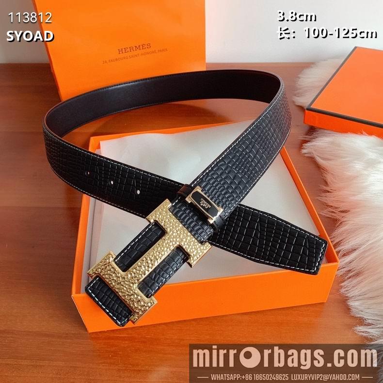 Replica Hermes belt 38mmX100-125cm 8L082508